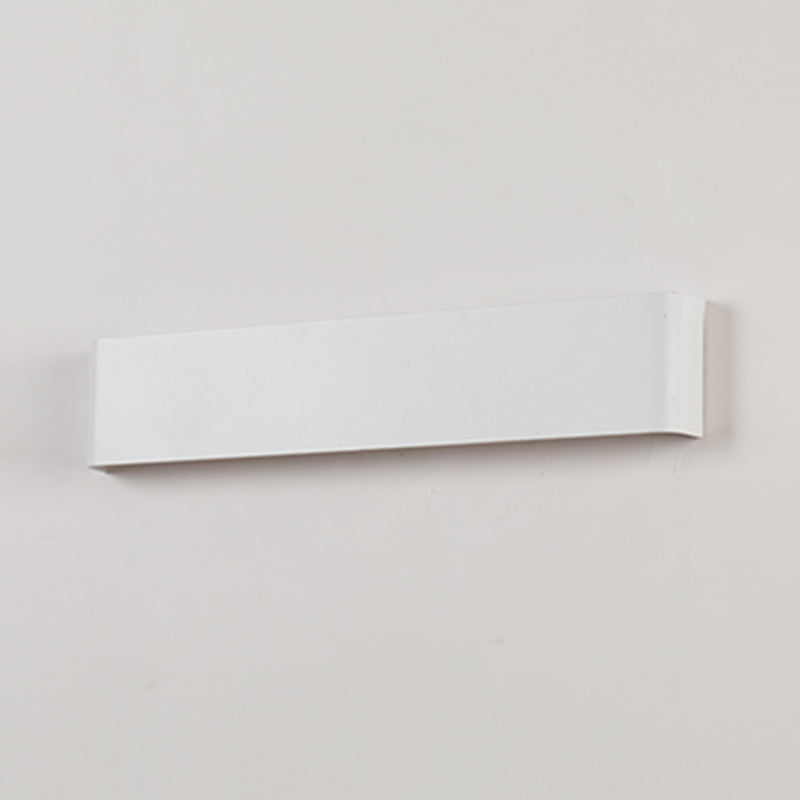 Luz de pared LED recta de la pared moderna de 2 luces con aluminio para dormitorio