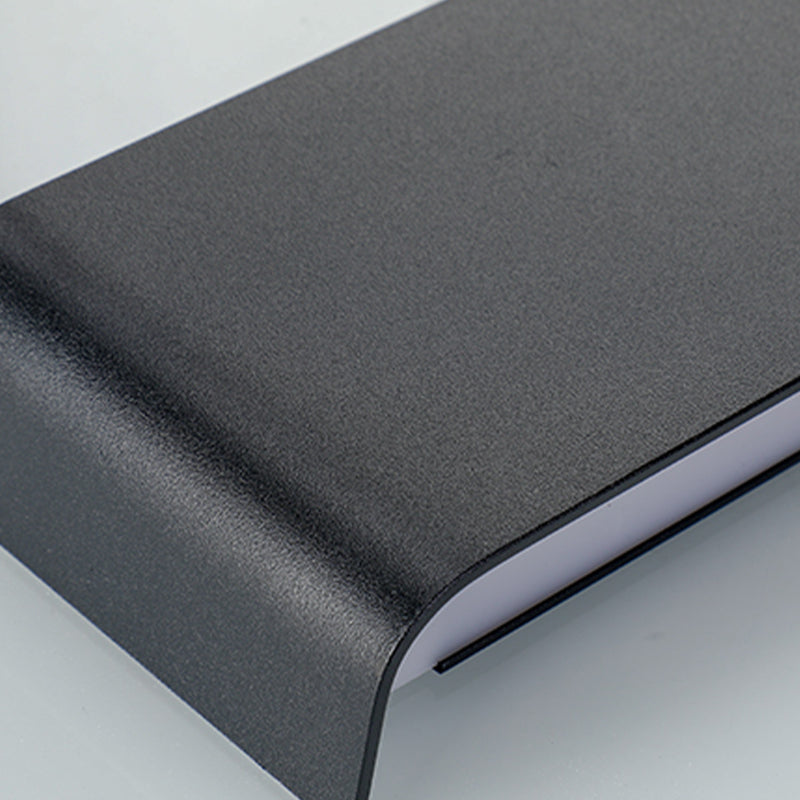 Luz de pared LED recta de la pared moderna de 2 luces con aluminio para dormitorio