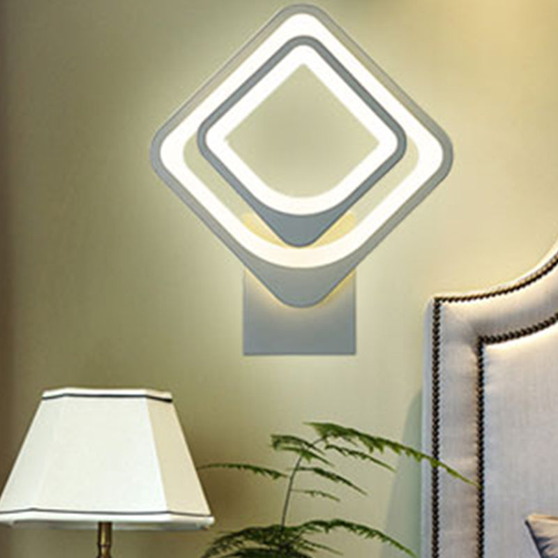 Moderner LED -Wandleuchten geometrische Form farbenfrohe Wandleuchte für Schlafzimmer