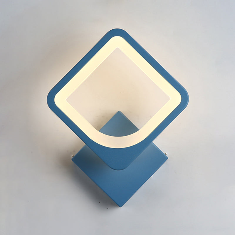 Moderner LED -Wandleuchten geometrische Form farbenfrohe Wandleuchte für Schlafzimmer