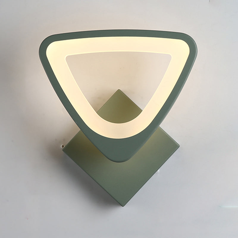 Moderner LED -Wandleuchten geometrische Form farbenfrohe Wandleuchte für Schlafzimmer