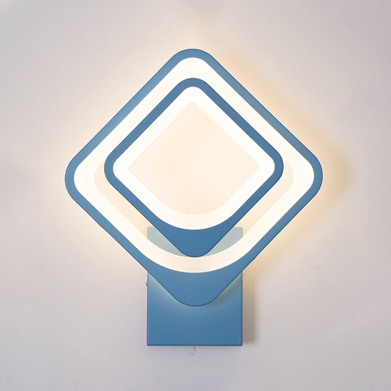 Moderner LED -Wandleuchten geometrische Form farbenfrohe Wandleuchte für Schlafzimmer
