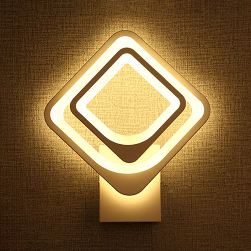 Moderner LED -Wandleuchten geometrische Form farbenfrohe Wandleuchte für Schlafzimmer