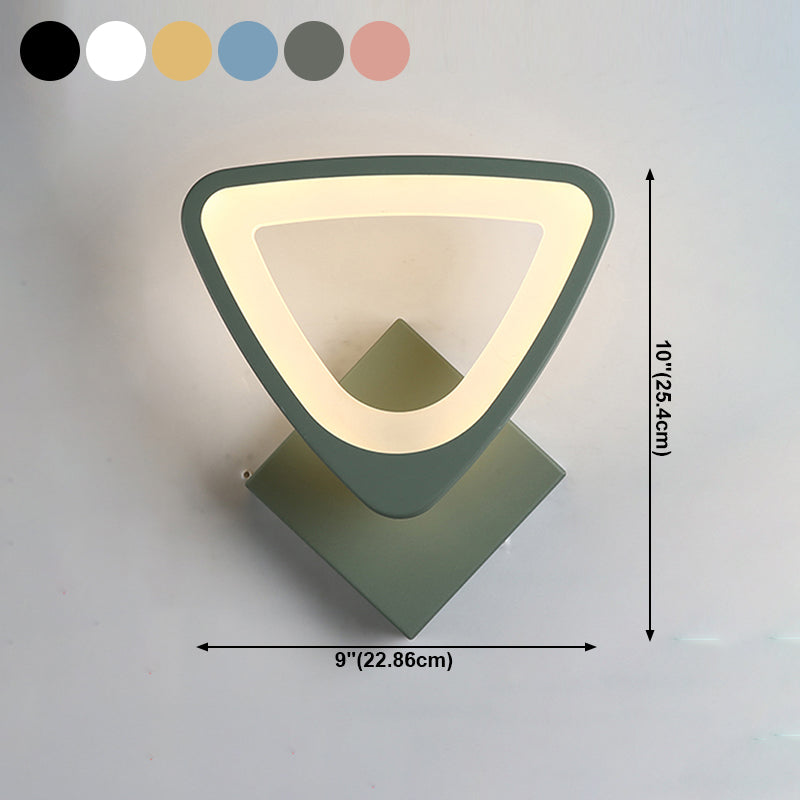 Moderner LED -Wandleuchten geometrische Form farbenfrohe Wandleuchte für Schlafzimmer