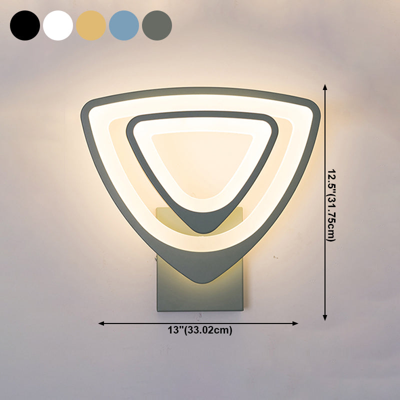 Moderner LED -Wandleuchten geometrische Form farbenfrohe Wandleuchte für Schlafzimmer