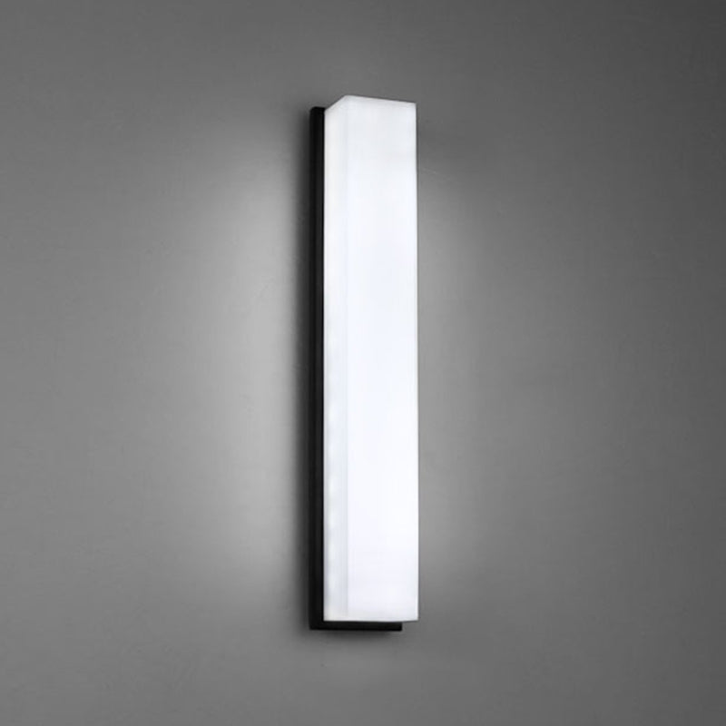 Cylindre d'applications murales en métal moderne 1 lumière murale légère avec verre pour chambre à coucher