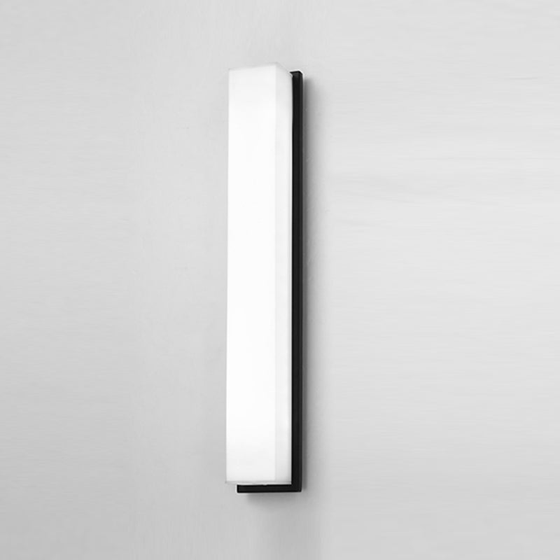 Cylindre d'applications murales en métal moderne 1 lumière murale légère avec verre pour chambre à coucher