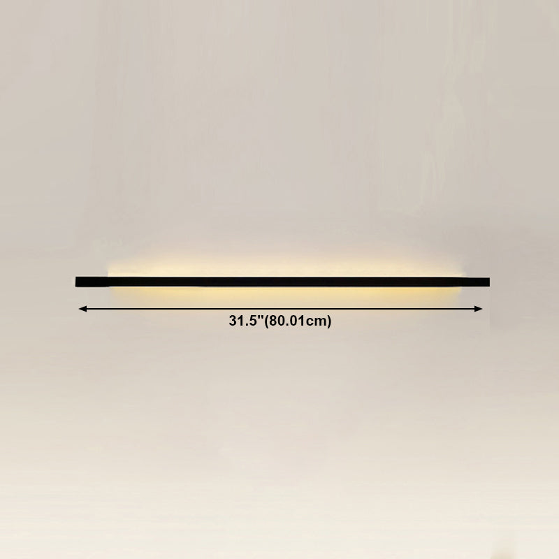 Nordische moderne Streifenform Wand Licht Wohnzimmer Einfache LED -Wandhalterung Leuchte Leuchte