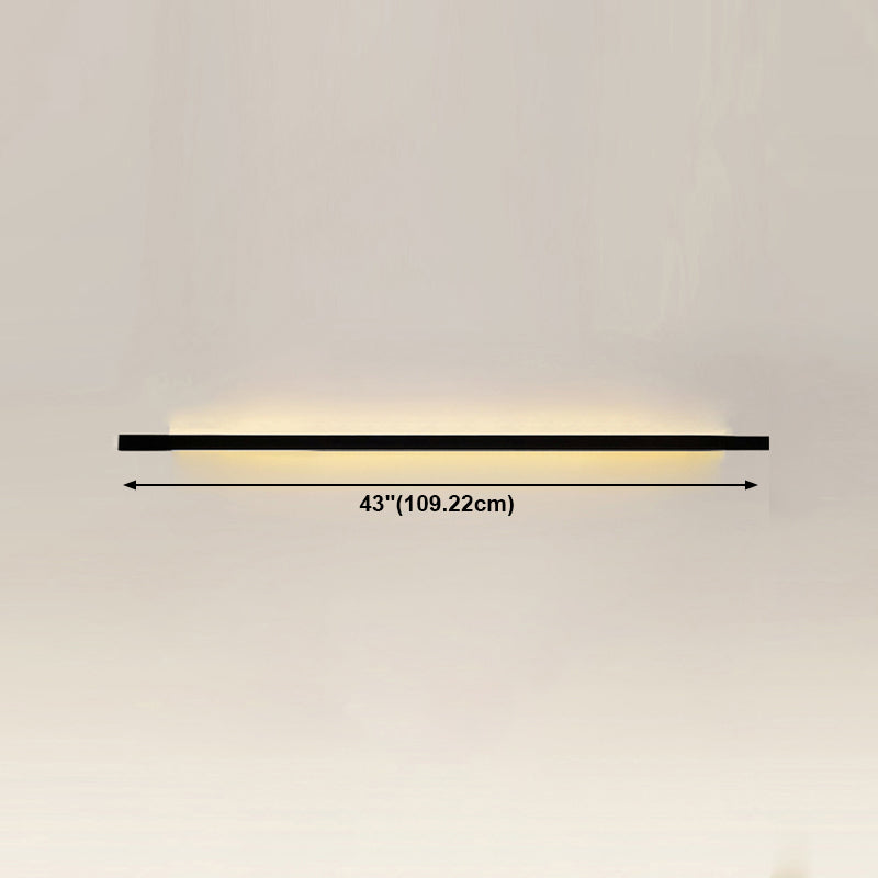 Nordische moderne Streifenform Wand Licht Wohnzimmer Einfache LED -Wandhalterung Leuchte Leuchte