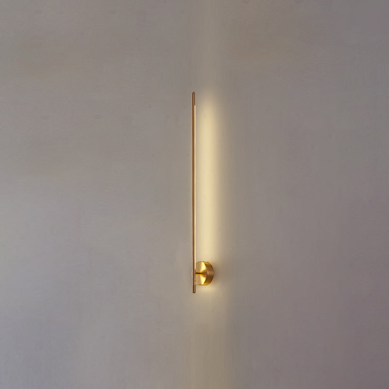 Luz de pared de tiras largas modernas nórdicas salas de estar simples lámparas de montaje de pared LED simple