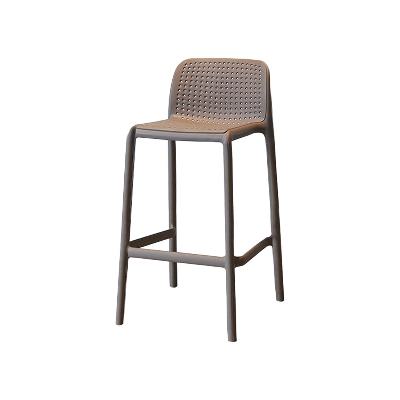 Moderno sgabello da bar in plastica da bar di plastica con sedile in plastica