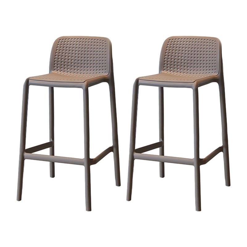 Moderno sgabello da bar in plastica da bar di plastica con sedile in plastica