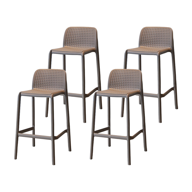 Moderno sgabello da bar in plastica da bar di plastica con sedile in plastica
