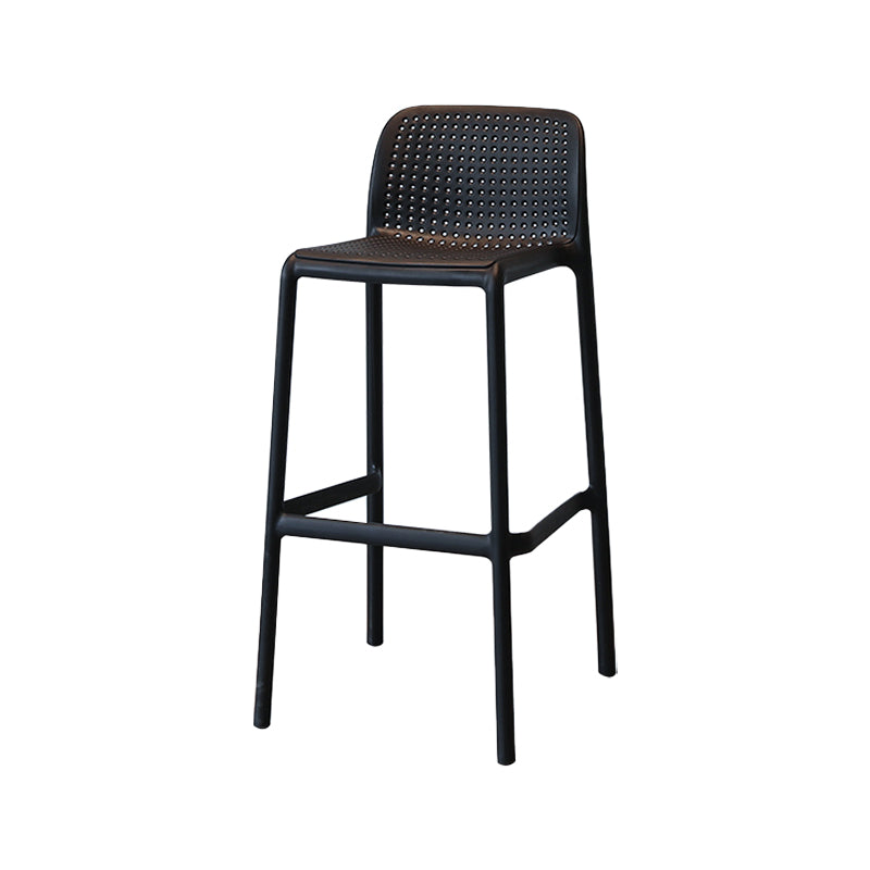 Moderno sgabello da bar in plastica da bar di plastica con sedile in plastica