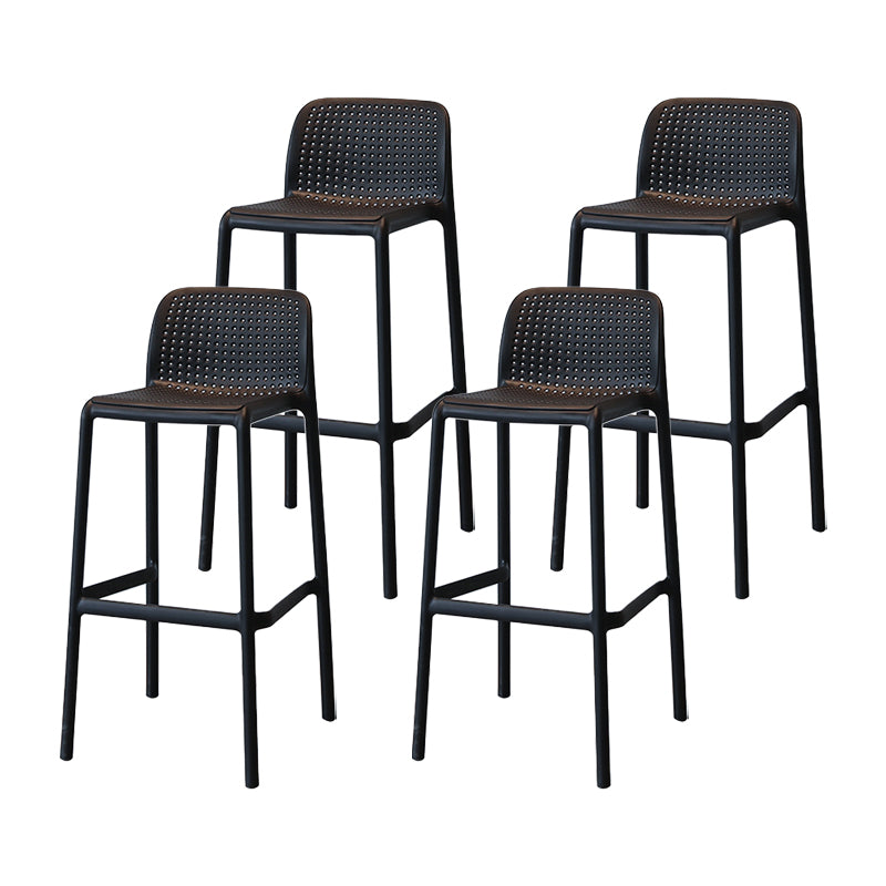 Moderno sgabello da bar in plastica da bar di plastica con sedile in plastica
