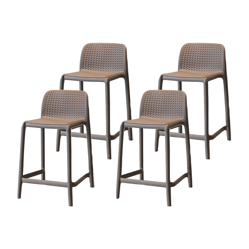 Moderno sgabello da bar in plastica da bar di plastica con sedile in plastica