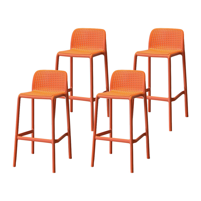 Moderno sgabello da bar in plastica da bar di plastica con sedile in plastica