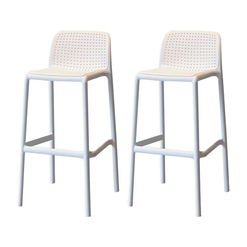 Moderno sgabello da bar in plastica da bar di plastica con sedile in plastica