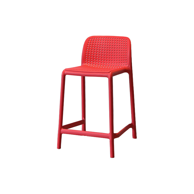 Moderno sgabello da bar in plastica da bar di plastica con sedile in plastica
