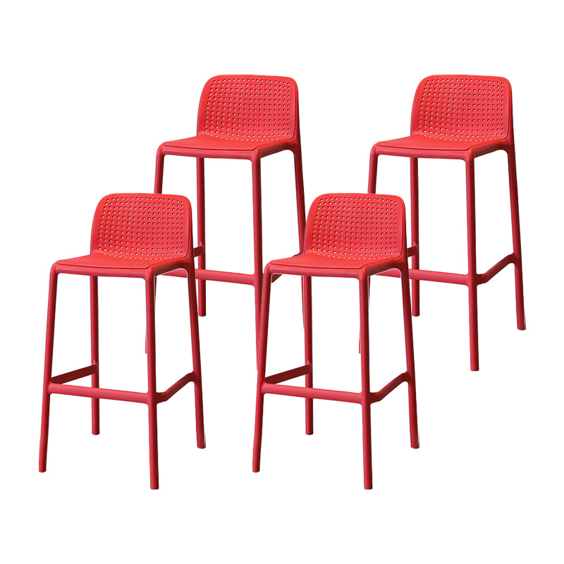 Moderno sgabello da bar in plastica da bar di plastica con sedile in plastica