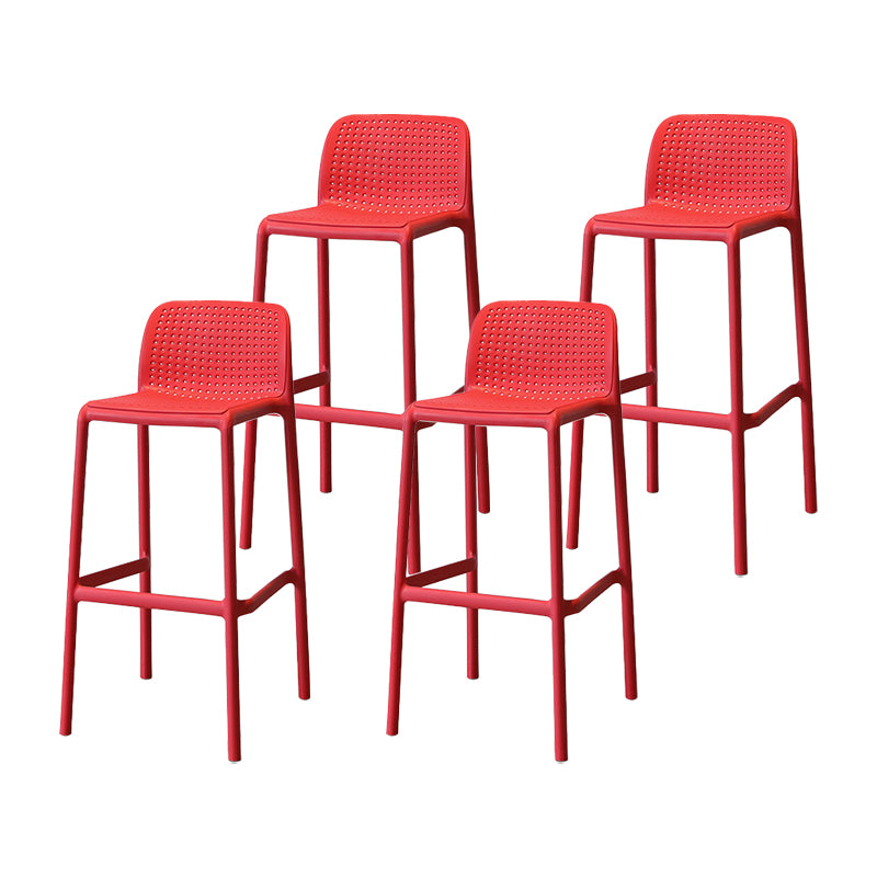 Moderno sgabello da bar in plastica da bar di plastica con sedile in plastica