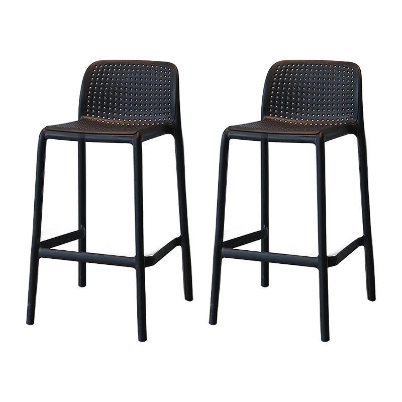 Moderno sgabello da bar in plastica da bar di plastica con sedile in plastica