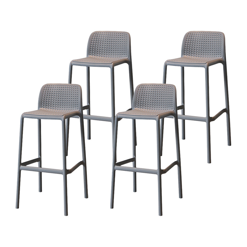 Moderno sgabello da bar in plastica da bar di plastica con sedile in plastica