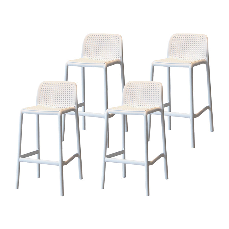 Moderno sgabello da bar in plastica da bar di plastica con sedile in plastica