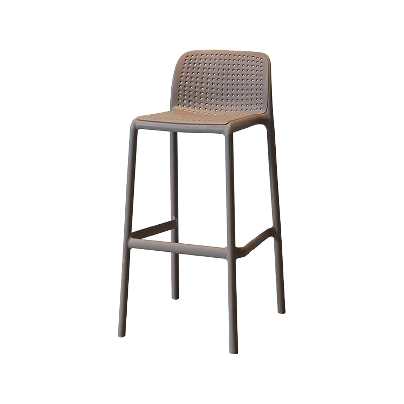 Moderno sgabello da bar in plastica da bar di plastica con sedile in plastica