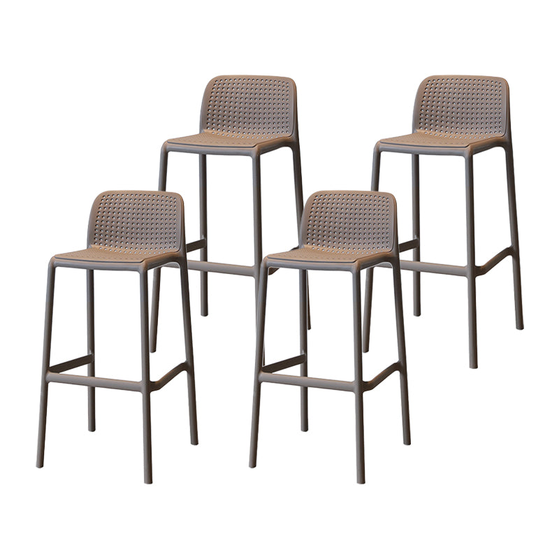 Moderno sgabello da bar in plastica da bar di plastica con sedile in plastica