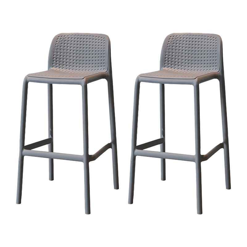 Moderno sgabello da bar in plastica da bar di plastica con sedile in plastica