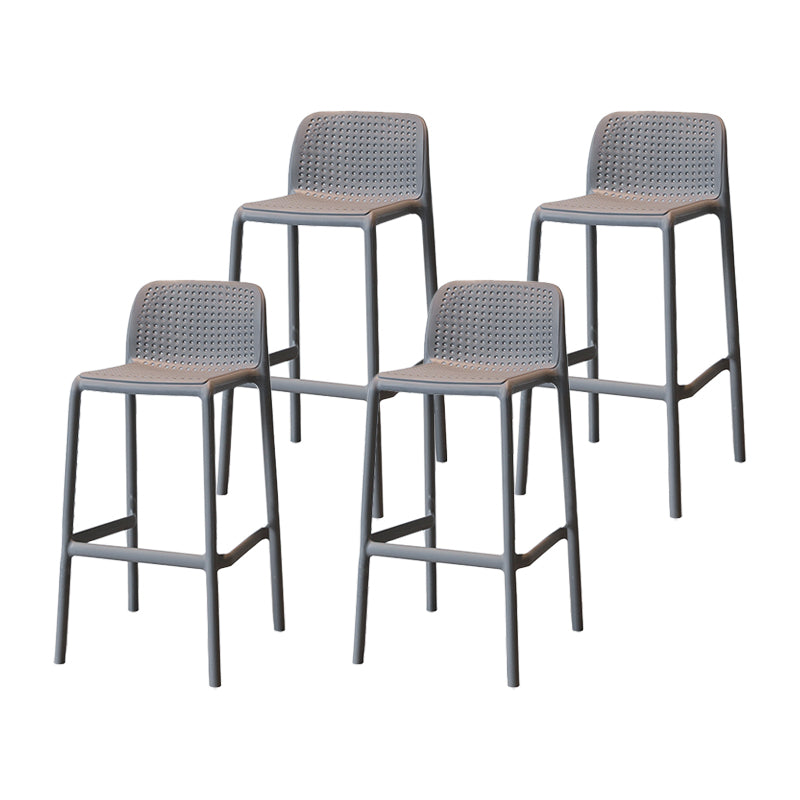 Moderno sgabello da bar in plastica da bar di plastica con sedile in plastica