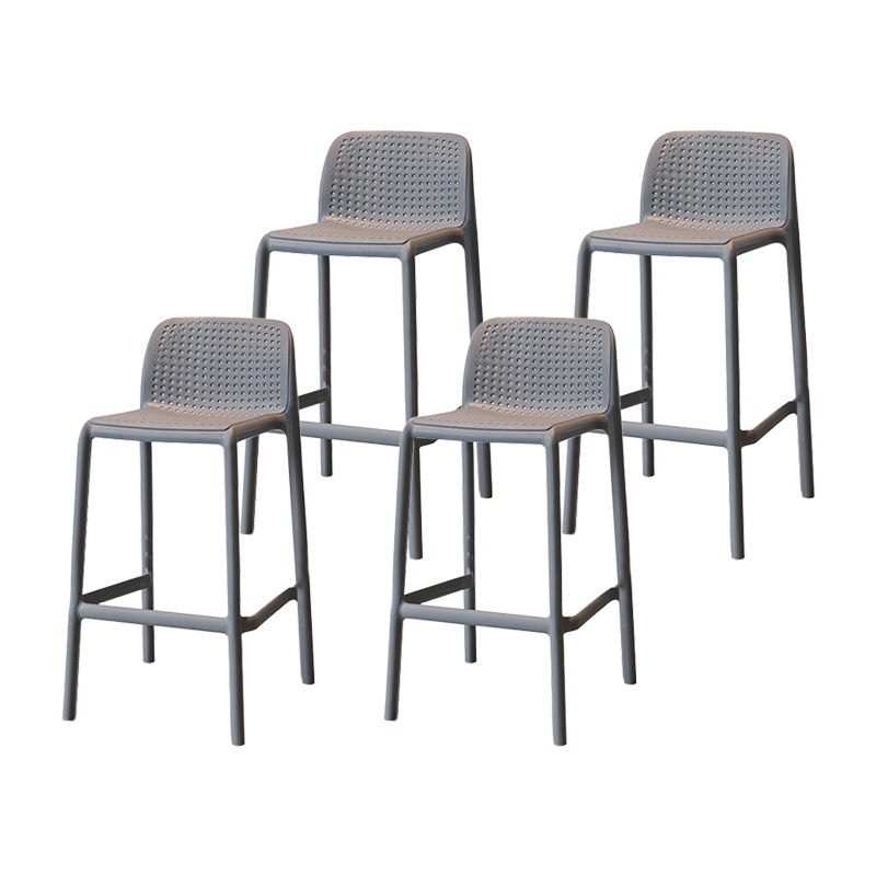 Moderno sgabello da bar in plastica da bar di plastica con sedile in plastica