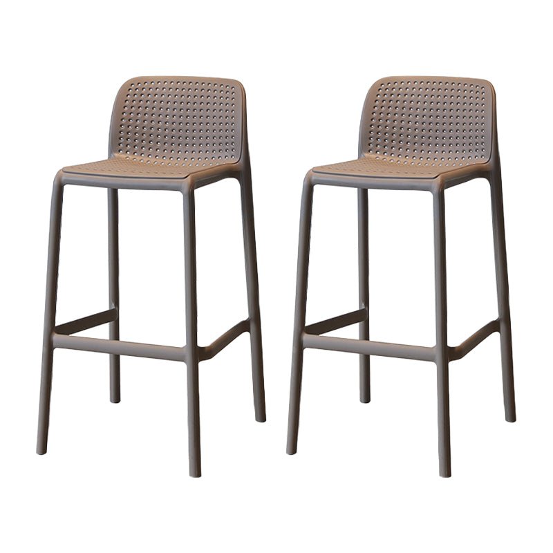 Moderno sgabello da bar in plastica da bar di plastica con sedile in plastica