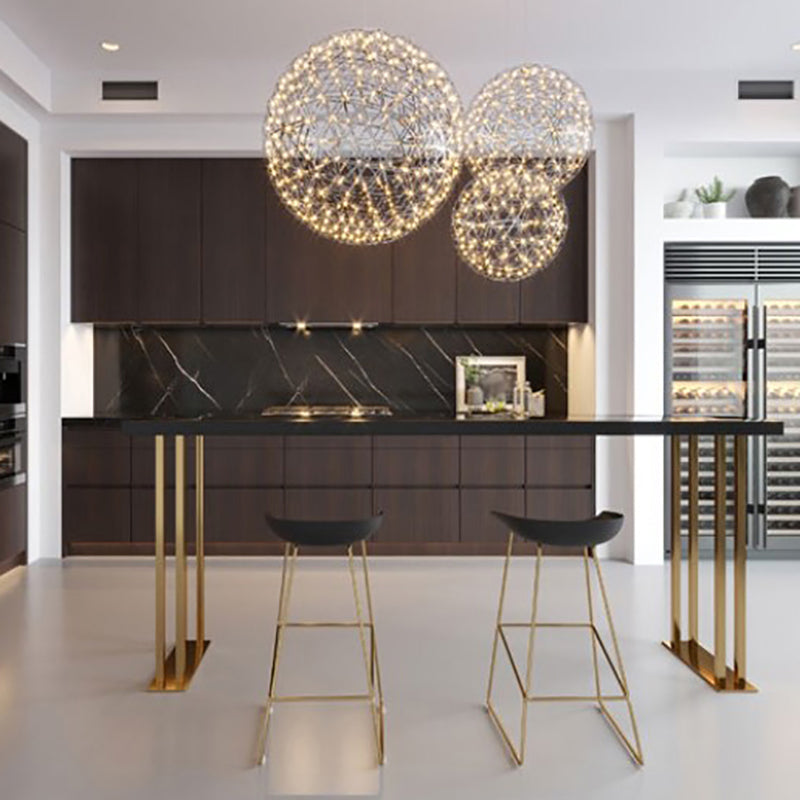 Sala da pranzo rettangolo tavolino in legno tavolino gambe in stile glam tavolo