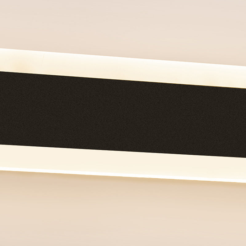 1 Light Metal Wall Light Modern Simple Style Linear Shape Wall Mounted Light Fixture