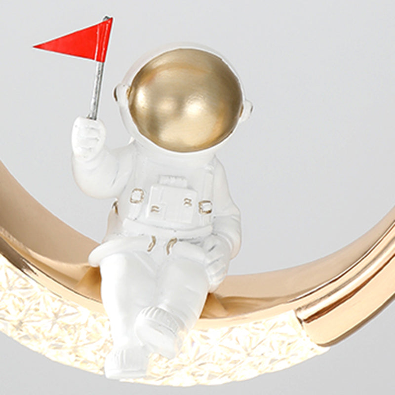 Éclairage moderne à pendentif pendentif en acrylique 1-LIGHT pour la chambre des enfants