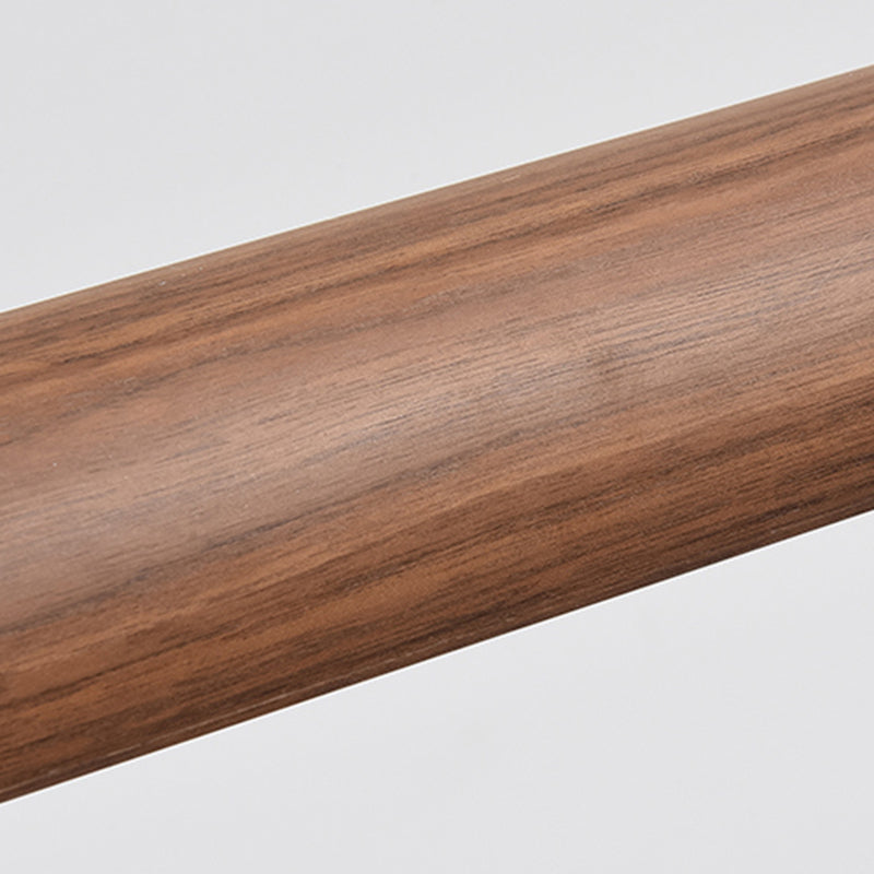 Iluminación moderna de la isla de la cocina Madera lineal 1 Luz de la isla de la luz