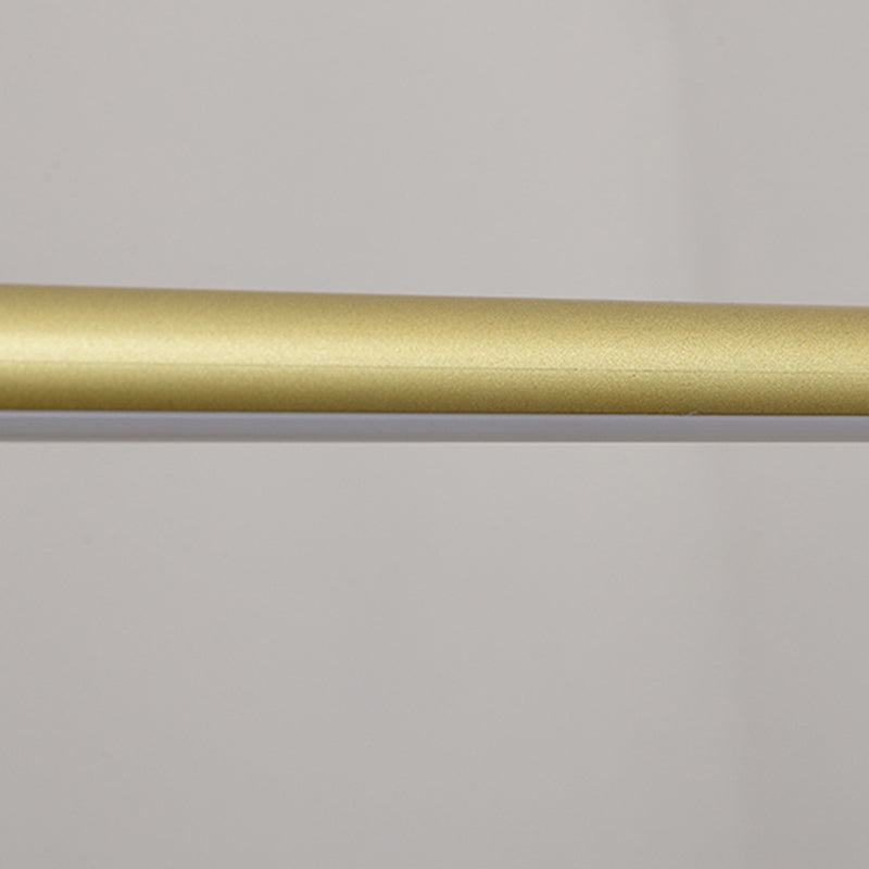 1 Light Linear Island Lightture Modernism Metal Island Pendants Lights for Office