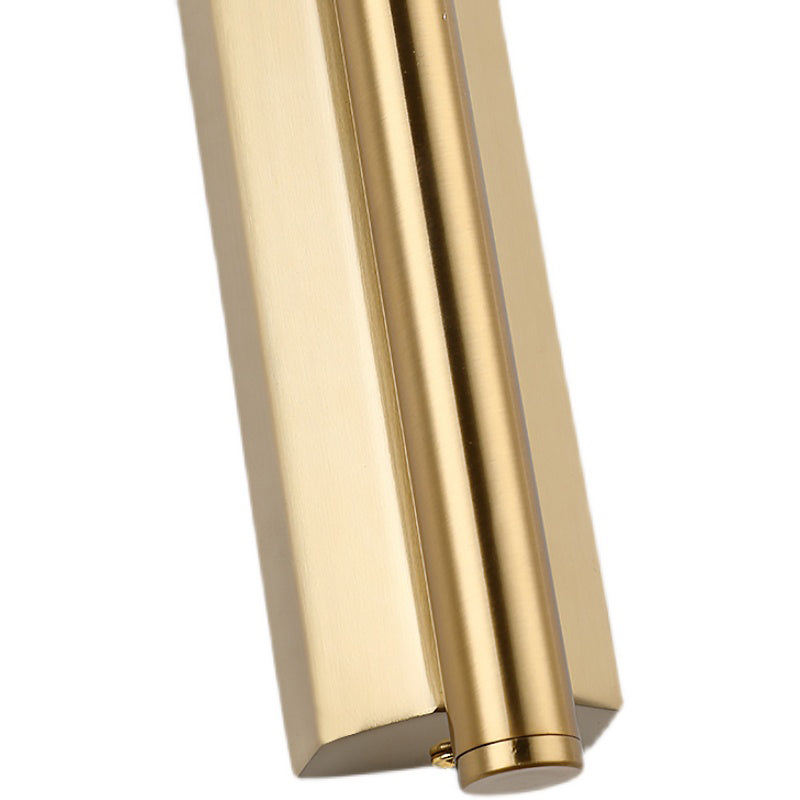 Illuminazione a parete in metallo a 1 luce moderna a forma lineare illuminazione montata a parete