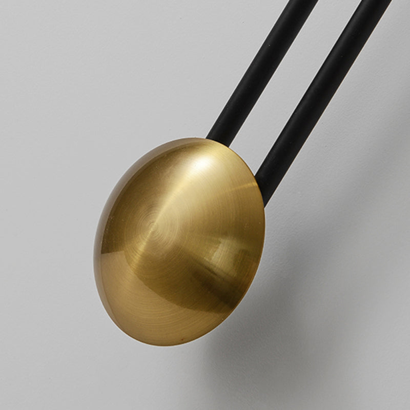 Moderner Stil kreisförmiger Wandlampe Lichtglas 1 Lichtmontierte Beleuchtung