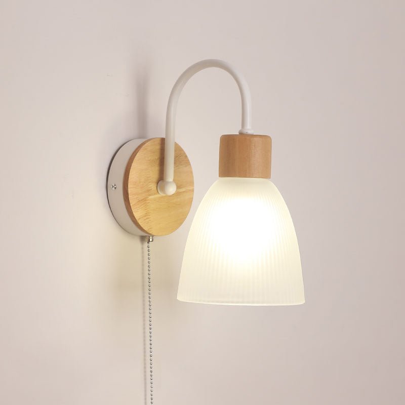 Moderner Stil Geometrischer Wandlampenlichtglas 1 Lichtwandmontierte Beleuchtung