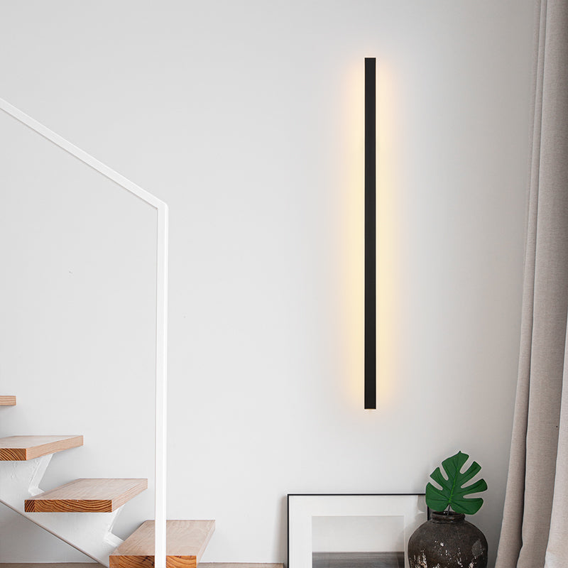 1 Light Metal Wall Light Modern Style Linear Shape Wall Sconce