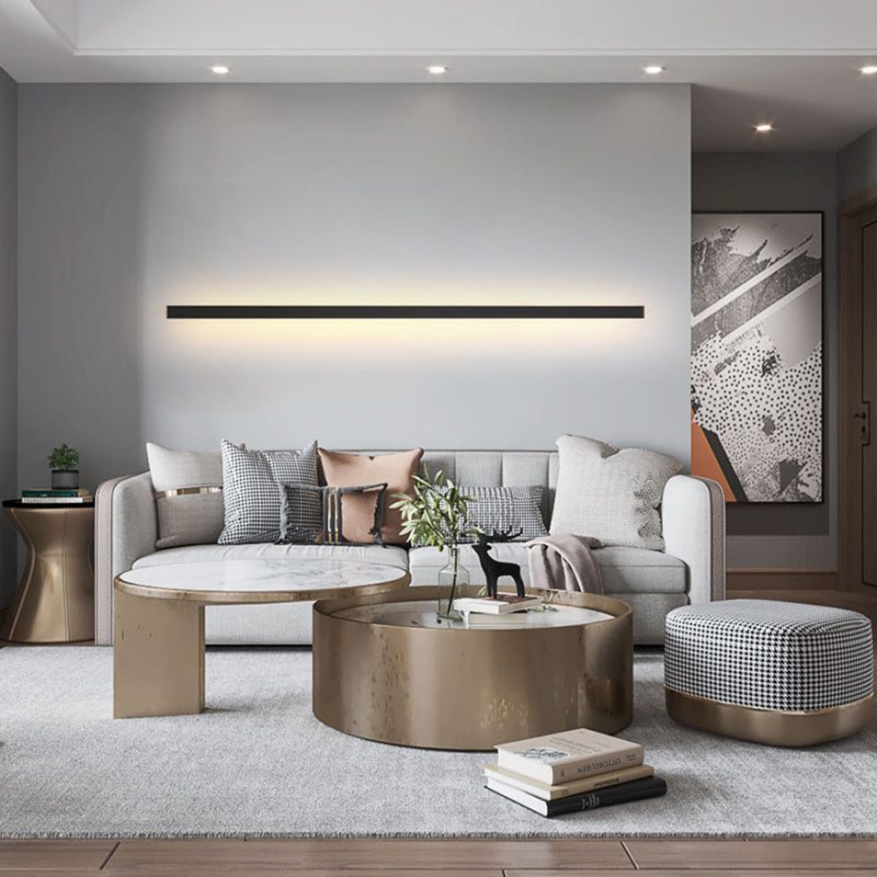 1 Light Metal Wall Light Modern Style Linear Shape Wall Sconce