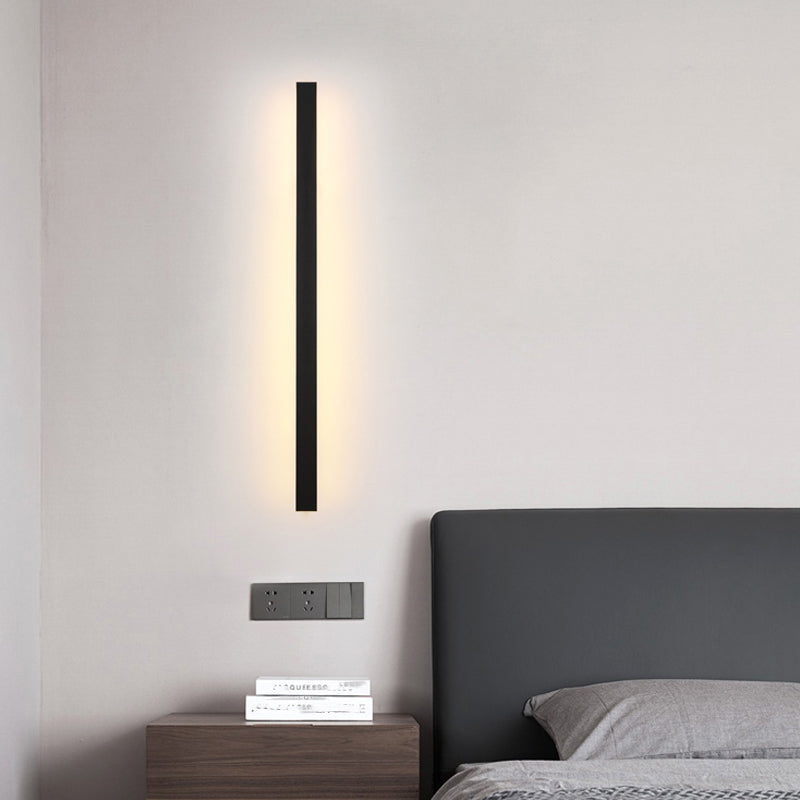1 Light Metal Wall Light Modern Style Linear Shape Wall Sconce