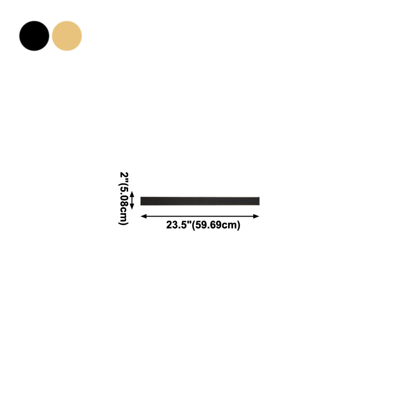 1 Light Metal Wall Light Modern Style Linear Shape Wall Sconce