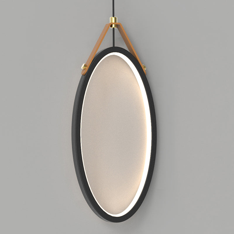 Kit de lumière suspendue linéaire moderne en métal 1-Light Pendant Light pour la chambre