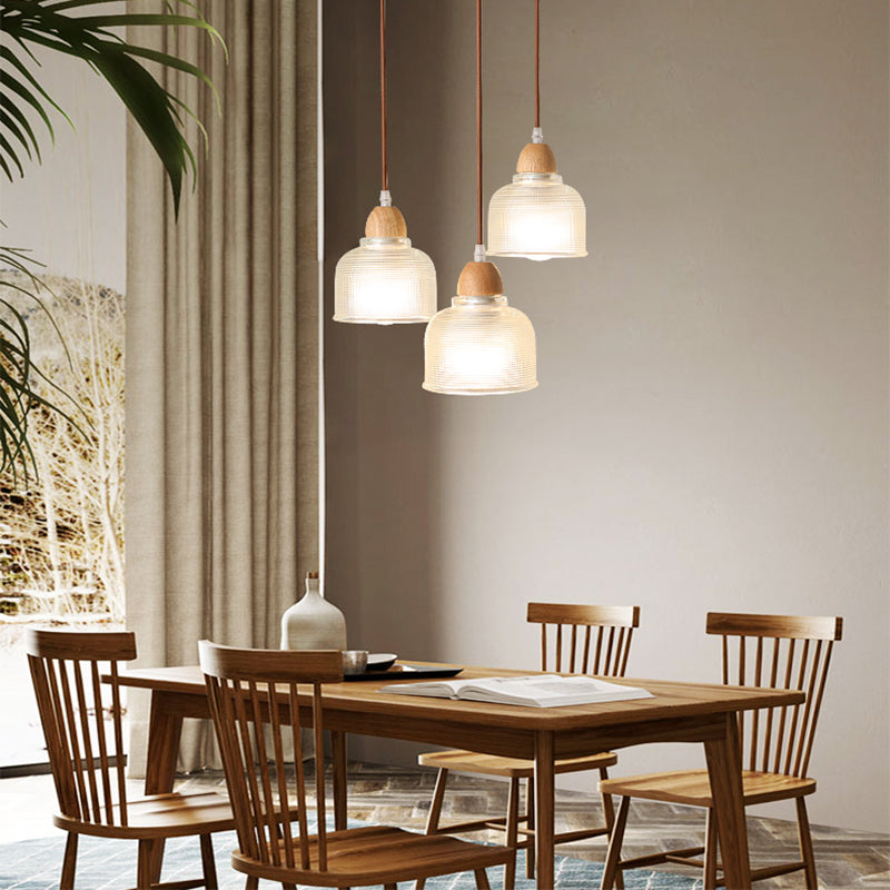 Pendre nordique moderne en bois suspendu plafond plafond pour salle à manger