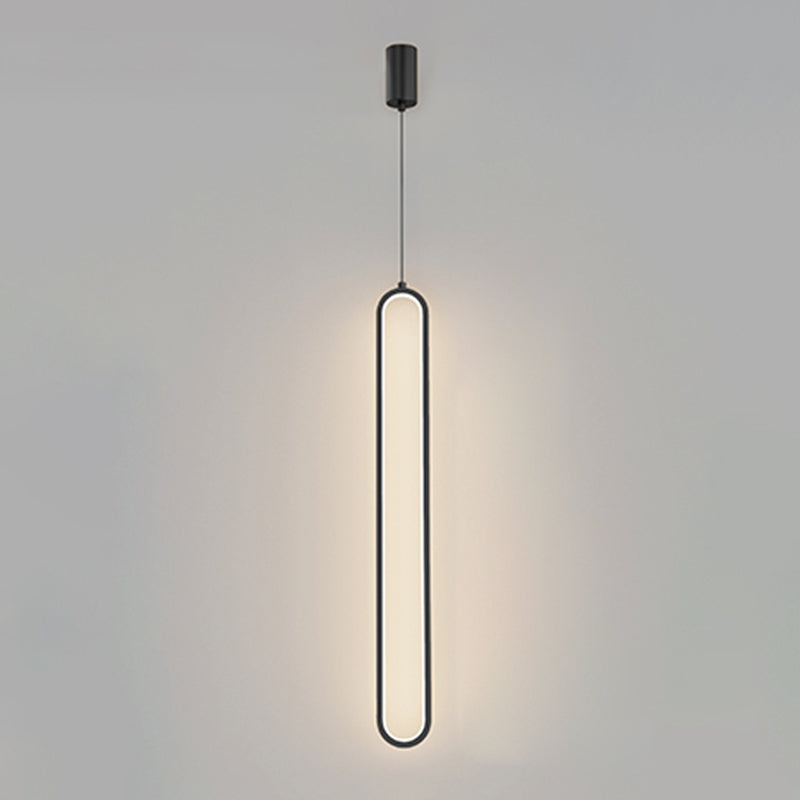 1-Light Wrought Iron Lighting Fixture Minimalism Pendant Light Kit for Bedroom