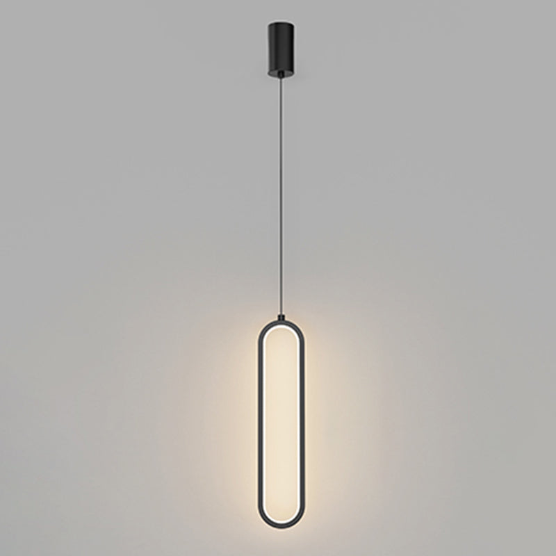 1-Light Wrought Iron Lighting Fixture Minimalism Pendant Light Kit for Bedroom